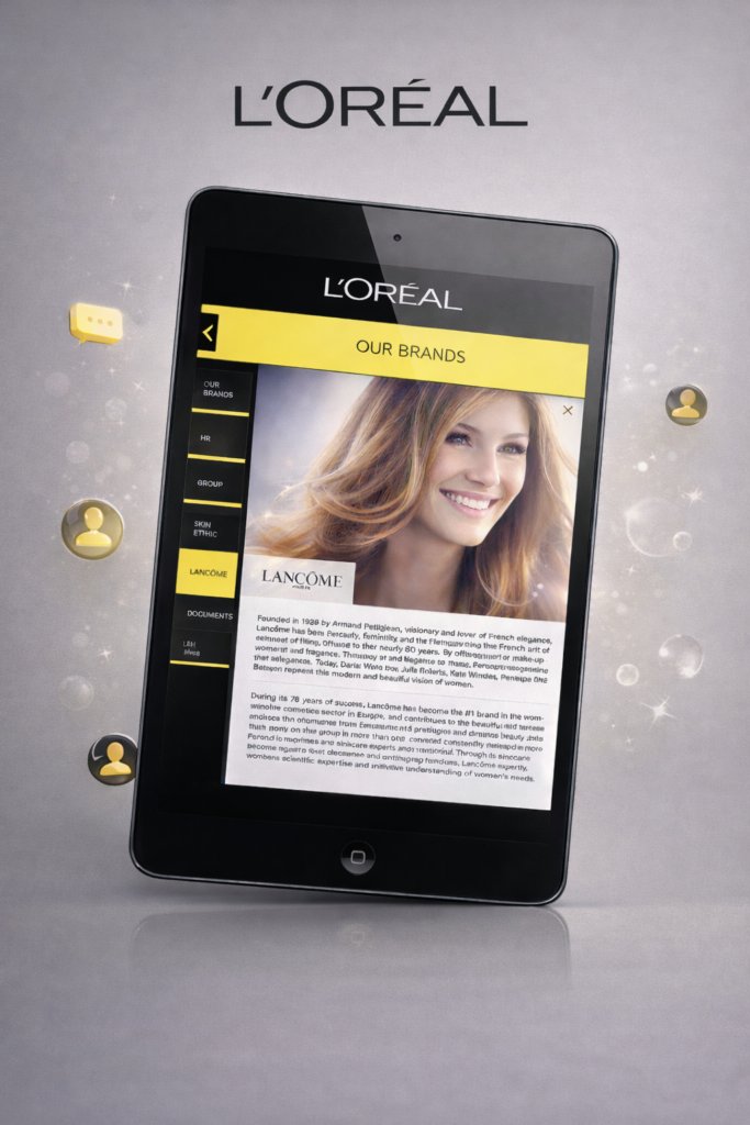 L’ORÉAL - Application d’évaluation RH